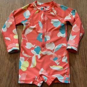 Long Sleeve One-Piece Rash Guard Swimsuit